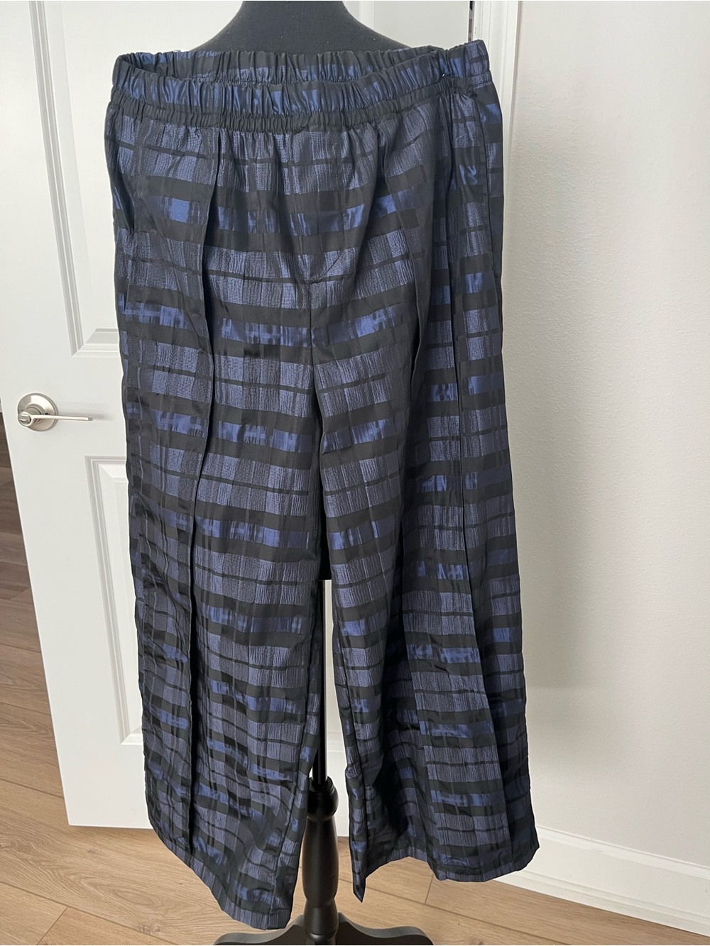 Dress to Kill Wide Leg Lagenlook Plaid Pants